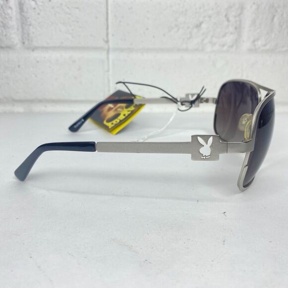 PLAYBOY mod PB00268-02 Silver aviator style Vintage rare Womens Sunglasses H1362 - Picture 5 of 9